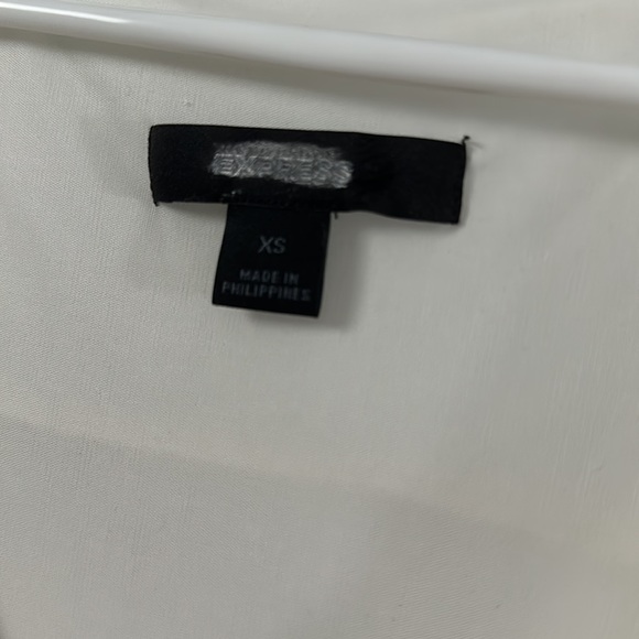 White sparkly beige Express XS dress - Picture 2 of 4